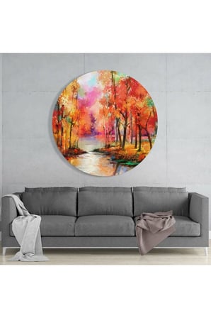 Ormanın Renkleri Cam Tablo | Hediyelik, Dekoratif, Ofis, Mutfak