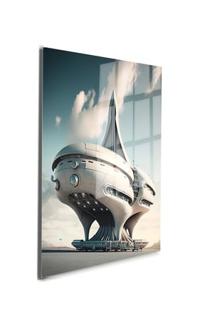 Space/Uzay Yapay Zeka Özel Tasarım Cam Tablo Ofis, Mutfak Çocuk Odası, Salon 135
