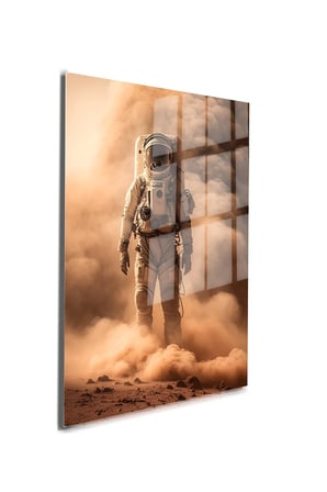 Space/Uzay Yapay Zeka Özel Tasarım Cam Tablo Ofis, Mutfak Çocuk Odası, Salon 43
