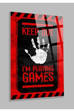 Gamer İçin Gamer Odası için 4mm Lüks Kırılmaz Temperli Yüksek Çözünürlüklü Cam Tablo