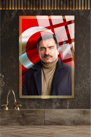 Muhsin Yazıcıoğlu 4mm Kırılmaz Temperli Yüksek Çözünürlüklü Cam Tablo