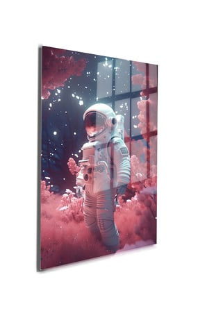 Space/Uzay Yapay Zeka Özel Tasarım Cam Tablo Ofis, Mutfak Çocuk Odası, Salon 185