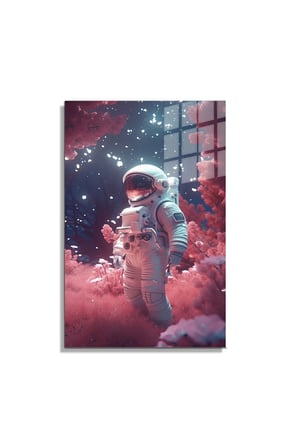 Space/Uzay Yapay Zeka Özel Tasarım Cam Tablo Ofis, Mutfak Çocuk Odası, Salon 185