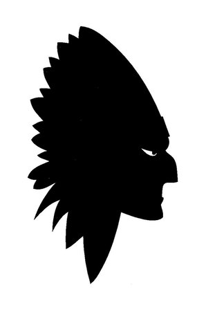 Kızılderili Şef Oto Sticker 20 x 34 Cm
