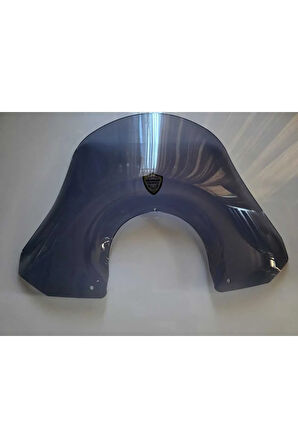 MOTOCAM Piaggio Beverly 500 Siperlik Ön Cam 2001-2007 Model 35cm Füme Renkli 4mm