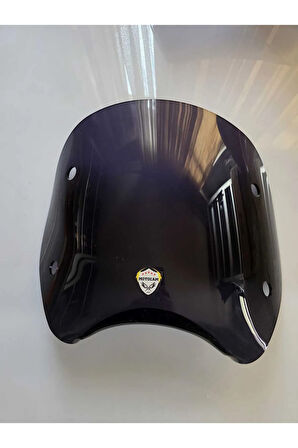 MOTOCAM Piaggio Beverly 500 Ön Uzatma Camı 2001-2007 Model 34cm Siyah Renkli 4mm APARATSIZDIR