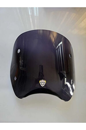 MOTOCAM Piaggio Beverly 500 Ön Uzatma Camı 2001-2007 Model 34cm Siyah Renkli 4mm APARATSIZDIR