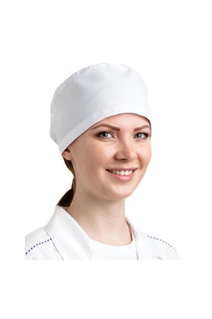 Baskısız Beyaz Bone | Özel Tasarım Aşcı ve Doktor Bonesi | Bandana