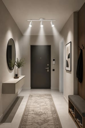 Spoty 3'Lü Beyaz Renkli BEYAZ IŞIK Modern Tasarım Salon - Mutfak - Banyo Spot Sıralı Avize