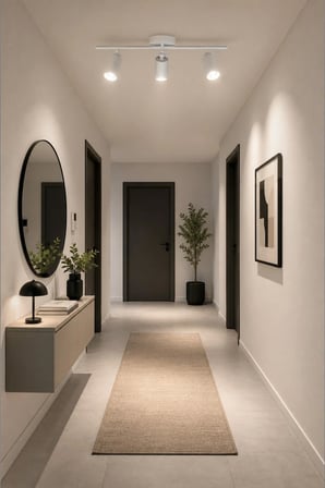 Spoty 3'Lü Beyaz Renkli GÜN IŞIĞI Modern Tasarım Salon - Mutfak - Banyo Spot Sıralı Avize