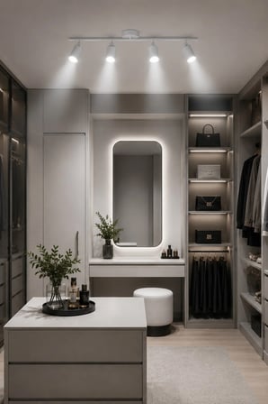 Spoty 4'Lü Beyaz Renkli BEYAZ IŞIK Modern Tasarım Salon - Mutfak - Banyo Spot Sıralı Avize