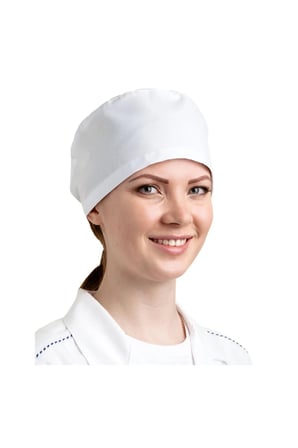 Baskısız Beyaz Bone, 5 li set Bone | Özel Tasarım Aşcı ve Doktor Bonesi | Bandana