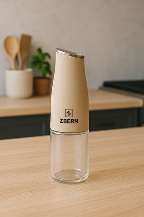 Royal Gross 500 ml Beyaz Cam Yağdanlık – Sızdırmaz Kapaklı Şık Yağ ve Sirke Şişesi