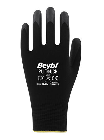 Beybi Elektrostatik Nitril Eldiven PU Touch No: 10 - 12 Çift