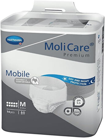 MOLİCARE 10 DAMLA KÜLOT BEZ MOR MEDİUM 14 LÜ