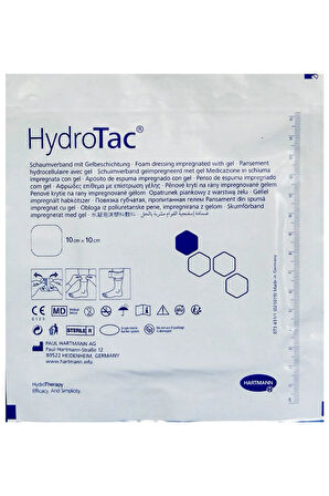 HARTMANN  HYDROTAC HİDROJEL NET İLE KAPLI HİDROFİL KÖPÜK PANSUMAN ÖRTÜ 10*10  10 ADET