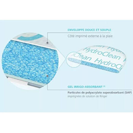 HARTMANN HYDROCLEAN ADVANCE YARA TEMİZLEME PEDİ 7,5 CM X 7,5 CM 1 ADET