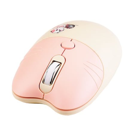 Everest KM-6283 CATTY Renkli Tuşlu Sarı Kablosuz Q Multimedia Klavye + Mouse + Pad
