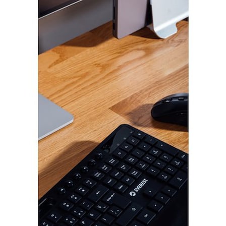 Everest KM-9676 Siyah Multimedya Tablet-Telefon Standlı Klavye + Mouse