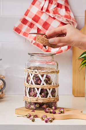 Karaca Yosemite Beyaz Kavanoz/saklama Kabı 1500 ml