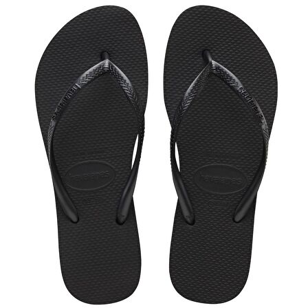 Slim Flatform Siyah Kadın Terlik