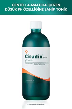 Hassas Ciltler için Hafif Asidik Tonik 165ml Cicadin Hydro Ph Toner
