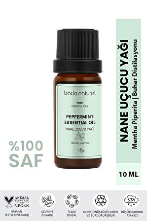 Bade Natural Nane Uçucu Yağı %100 Saf 10 ml