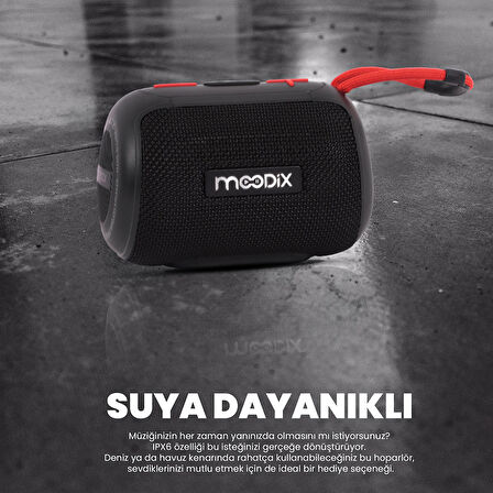 Moodix HO23T10 Bluetooth Hoparlör Siyah