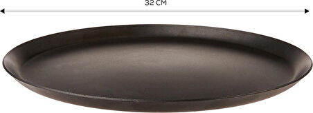 Karaca Mutfaksever Biogranit Pizza Tavası 32 Cm Black