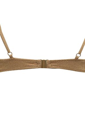 DeFacto Regular Fit Parlak Kumaş Bikini Üstü-Fall in Love C3181AX24SMYL275