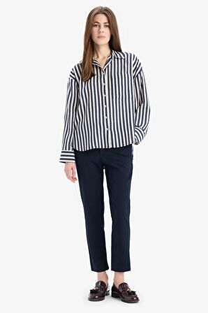 DeFacto 	Klasik Chino Pantolon Normal Bel Basic Düz Cepli Bilek Boy C1429AX25SPNV106