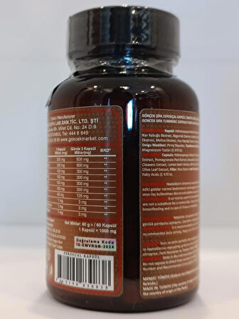 Zerdeçal Kapsül (Turmeric Capsule)