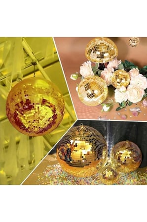 BakGelAl 1 Metre Uzunluğunda Gold Renk Aynalı Mozaik Taşlı Dekor Bandı 4 cm x 1 mt