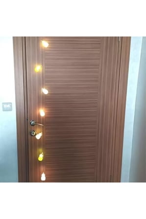Ananas Renkli LED Işık Zinciri 10lu | Parti, Oda, Kapı ve Yılbaşı Ağacı Dekoratif Aydınlatma