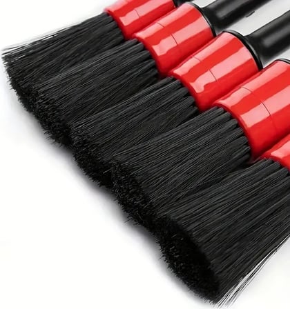 BakGelAl 6 Parça Araba Temizlik Fırçası Seti, Detay + Menfez Fırçası, Araç İçi Toz ve Kir Temizliği İçin İdeal Set, Oto Detaylı Temizlik  5+1 Fırça Seti, Menfez, Göğüs Paneli ve Zor Alanlar İçin Uygun