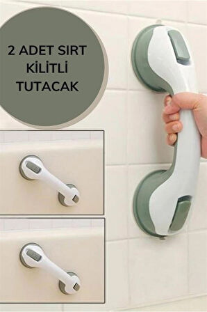 BakGelAl Düşme Ve Kayma Önleyici Banyo Tuvalet Vantuzlu Kilitli Tutacak