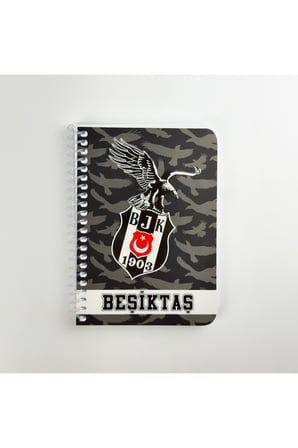 Bak Gel Al Beşiktaş Lisanslı Taraftar Not Defteri | Bjk 1903 Spiralli Okul Ve Ofis Not Defteri, A6 Telli Defter