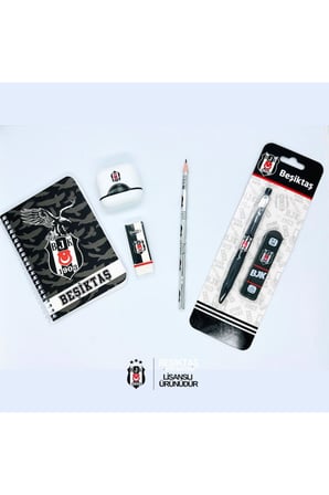 Beşiktaş Lisanslı Kırtasiye Seti BJK Taraftar Okul Seti, Kara Kartal Hediye Seçeneği