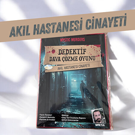 Dedektif Dava Çözme Oyunu – Akıl Hastanesi Cinayeti 