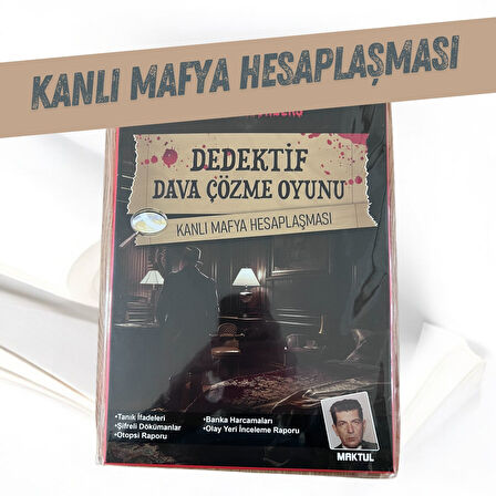 Dedektif Dava Çözme Oyunu – Kanlı Mafya Hesaplaşması 