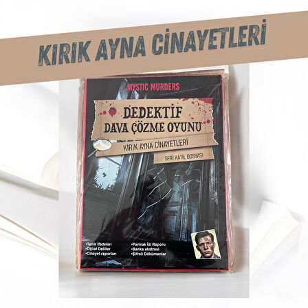 Dedektif Dava Çözme Oyunu – Kırık Ayna Cinayetleri: Seri Katil Dosyası 