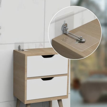 BakGelAl Deprem İçin Ultra Dayanıklı Çivisiz Duvarı Delmeden Ayarlanabilir Eşya Sabitleyici Aparat, Duvar Dostu Mobilya Sabitleme Kiti – Yapışkanlı Metal Destek Aparatı