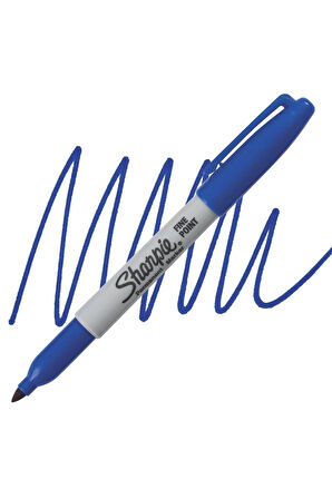 Markör Fine İnce uç Mavi Renk (3 ADET)