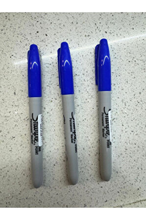 Markör Fine İnce uç Mavi Renk (3 ADET)