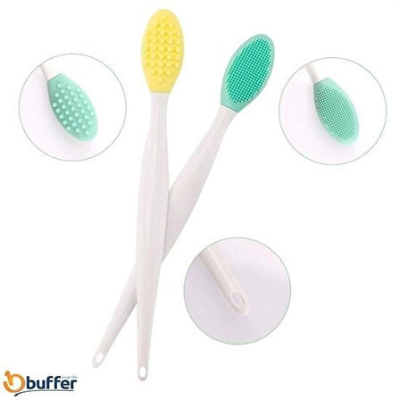 BakGelAl 2'li Dudak Fırçası Peeling Etkili Gözenek ve Siyah Nokta Temizleyici Akne Giderici