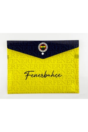 Fenerbahçe Resmi Lisanslı Çıt Çıt Dosya Öğrenci ve Ofis İçin Belge Saklama Klasörü