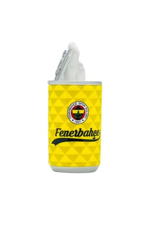 Bak Gel Al Fenerbahçe Lisanslı Kutu Islak Mendil, Sarı Lacivert Taraftar Ürünü 1907 Logolu, Kapaklı, Taşınabili