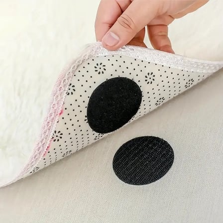 Bakgelal Yapışkanlı Cırt Cırt Seti | Halı, Kilim, Nevresim, Minder ve Örtü Kaydırmaz Sabitleyici Ped | Kaymaz Güçlü Tutucu Nokta