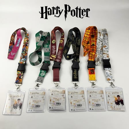 BAK GEL AL Harry Potter Chibi Karakterler Lisanslı Boyun Askı İpi, Hogwarts Lanyard Seti,