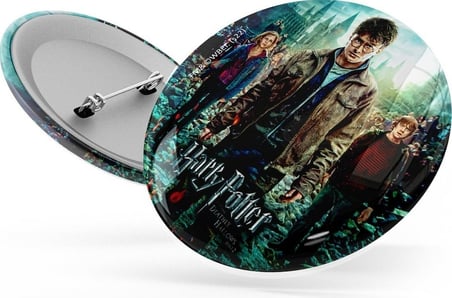 BakGelAl Harry Potter LİSANSLI Rozetleri, Hogwarts Temalı Koleksiyonluk Metal Rozet, Harry Potter Hayranları İçin 9 Üç Çeyrek Koleksiyonu